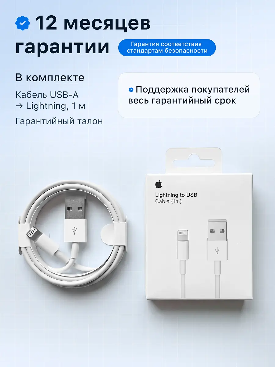 Дизайн инфографики кабель Apple 5