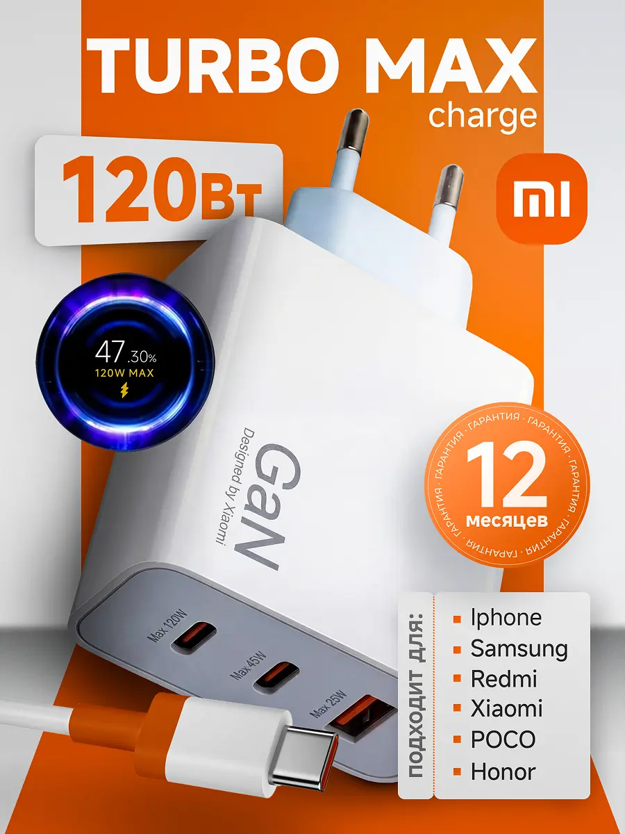 Дизайн инфографики зарядные устройства Xiaomi 21