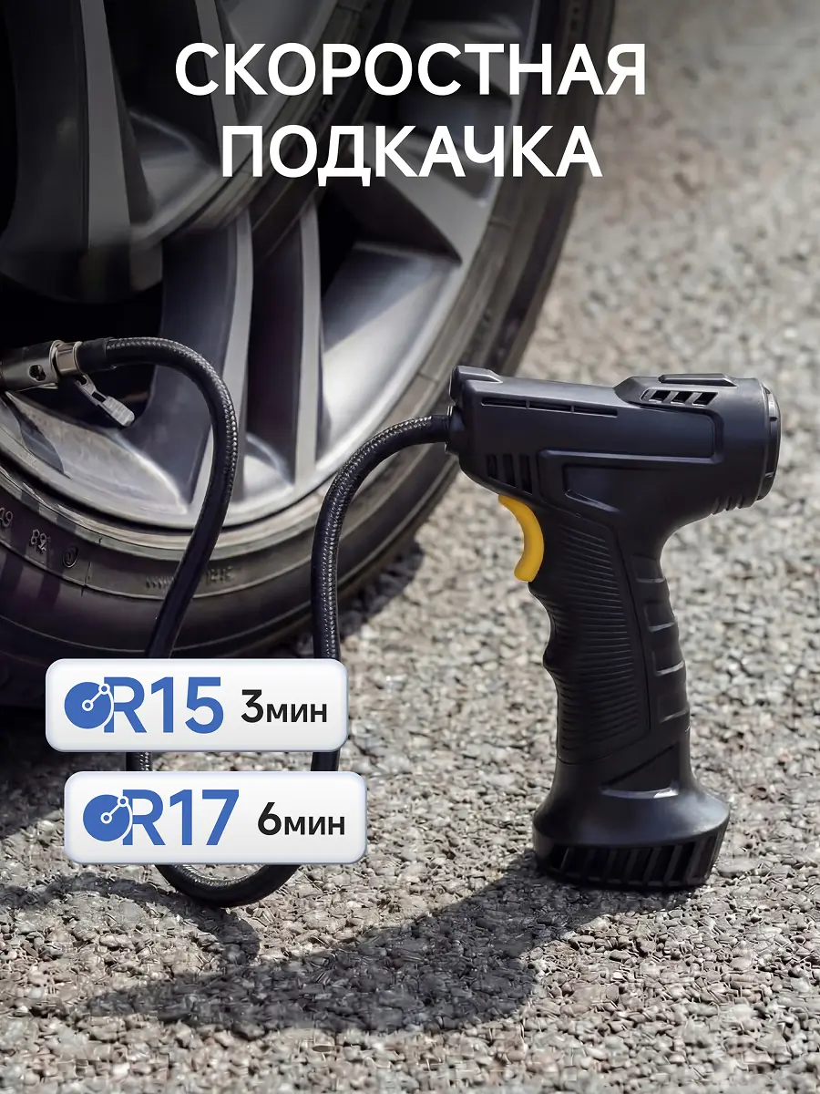 Дизайн карточки товара для автокомпрессора 22