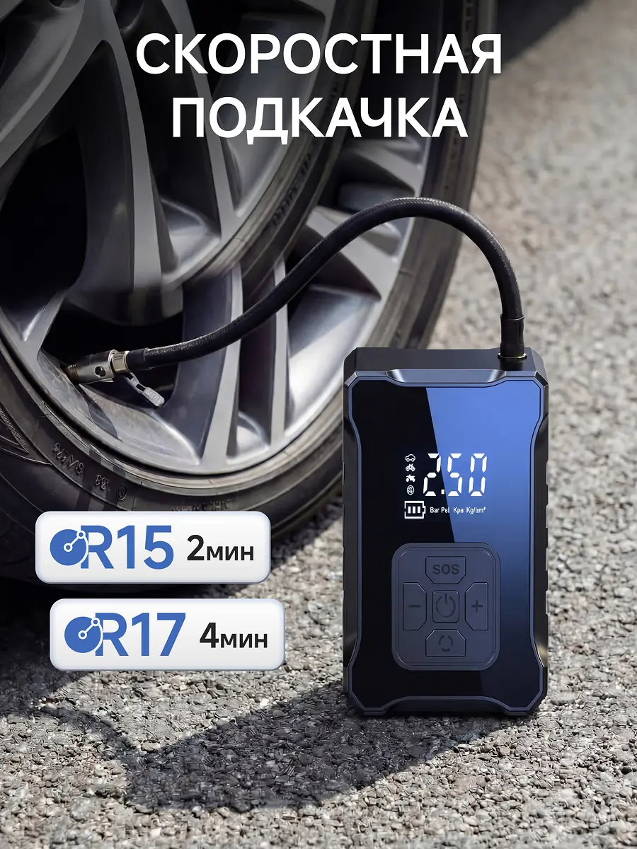Дизайн карточки товара для автокомпрессора 3
