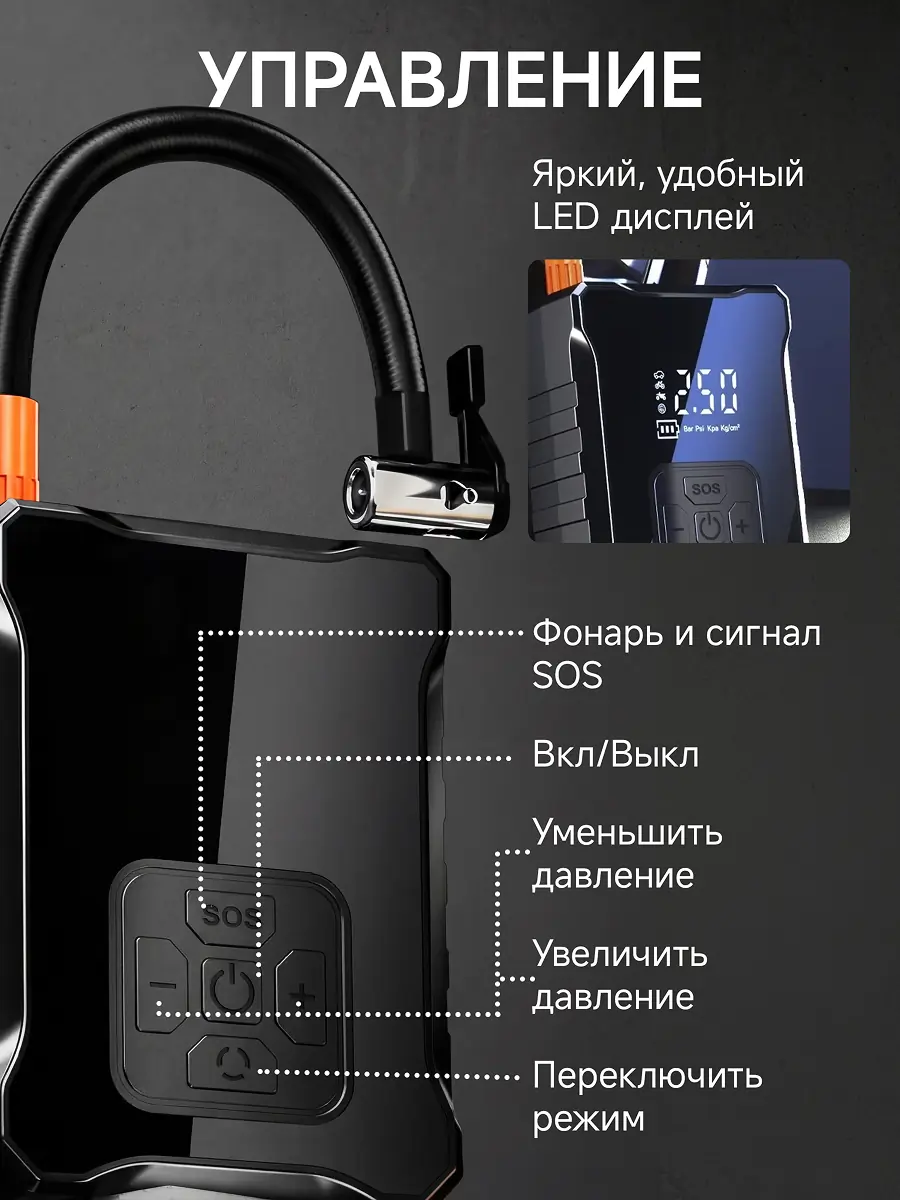 Дизайн карточки товара для автокомпрессора 4